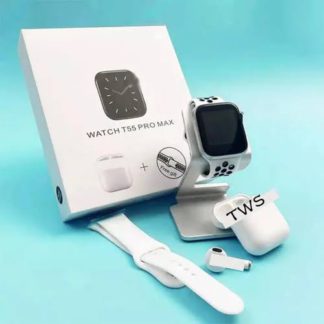 T55 Pro Max Smart Watch with Earbud