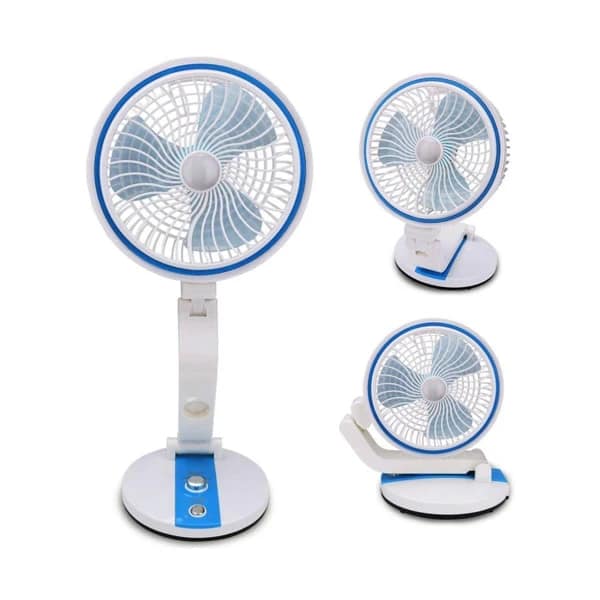 Rechargable LED Folding Fan C Grate