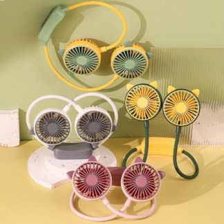 Folding Mini Neck Fan Rechargeable Fan Portable Fan Hand Free S13-F1193