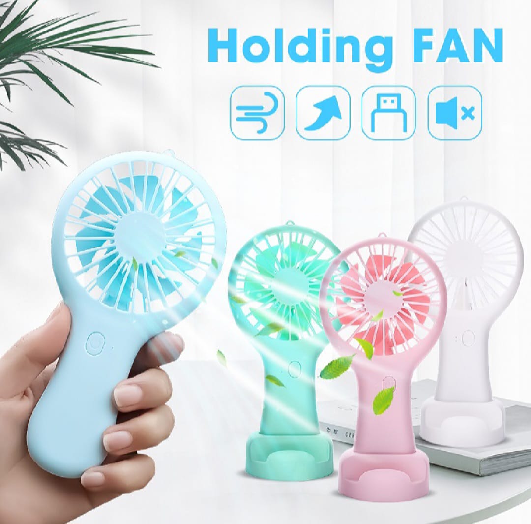 Mini Handy Fan Rechargeable With Stand S13-S1195