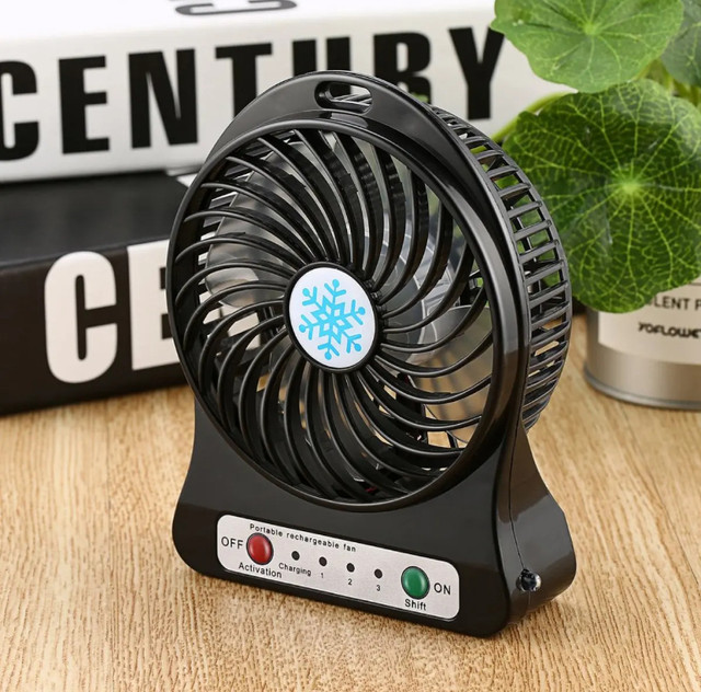 Outdoor Mini Rechargable Fan