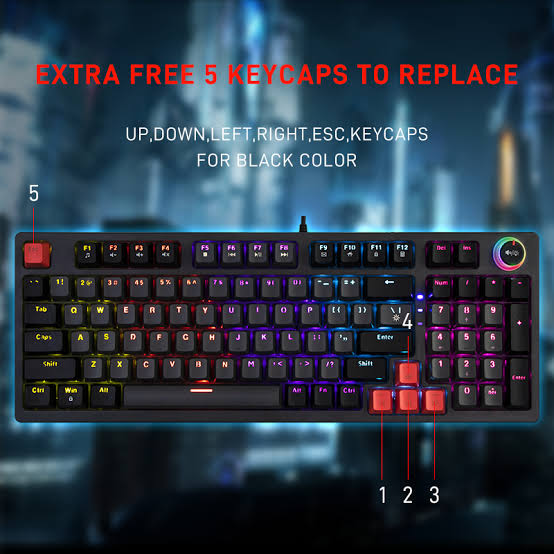 JEDEL GAMING KL-114 MECHANICAL KEYBOARD