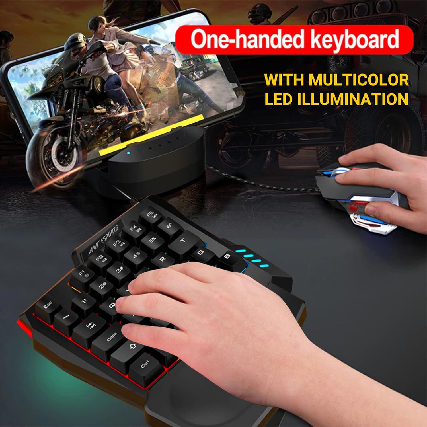 One Handed Gaming Keyboard