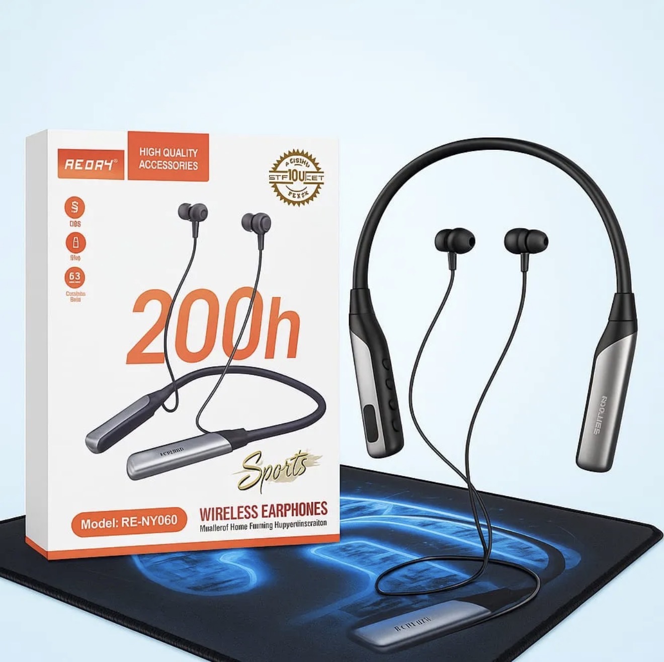 200h Regrsi RE-NY060 Wireless Neckband C Grate