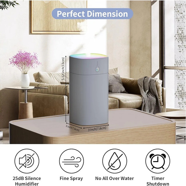 SD09 Super Silent USB Dazzling Humidifier