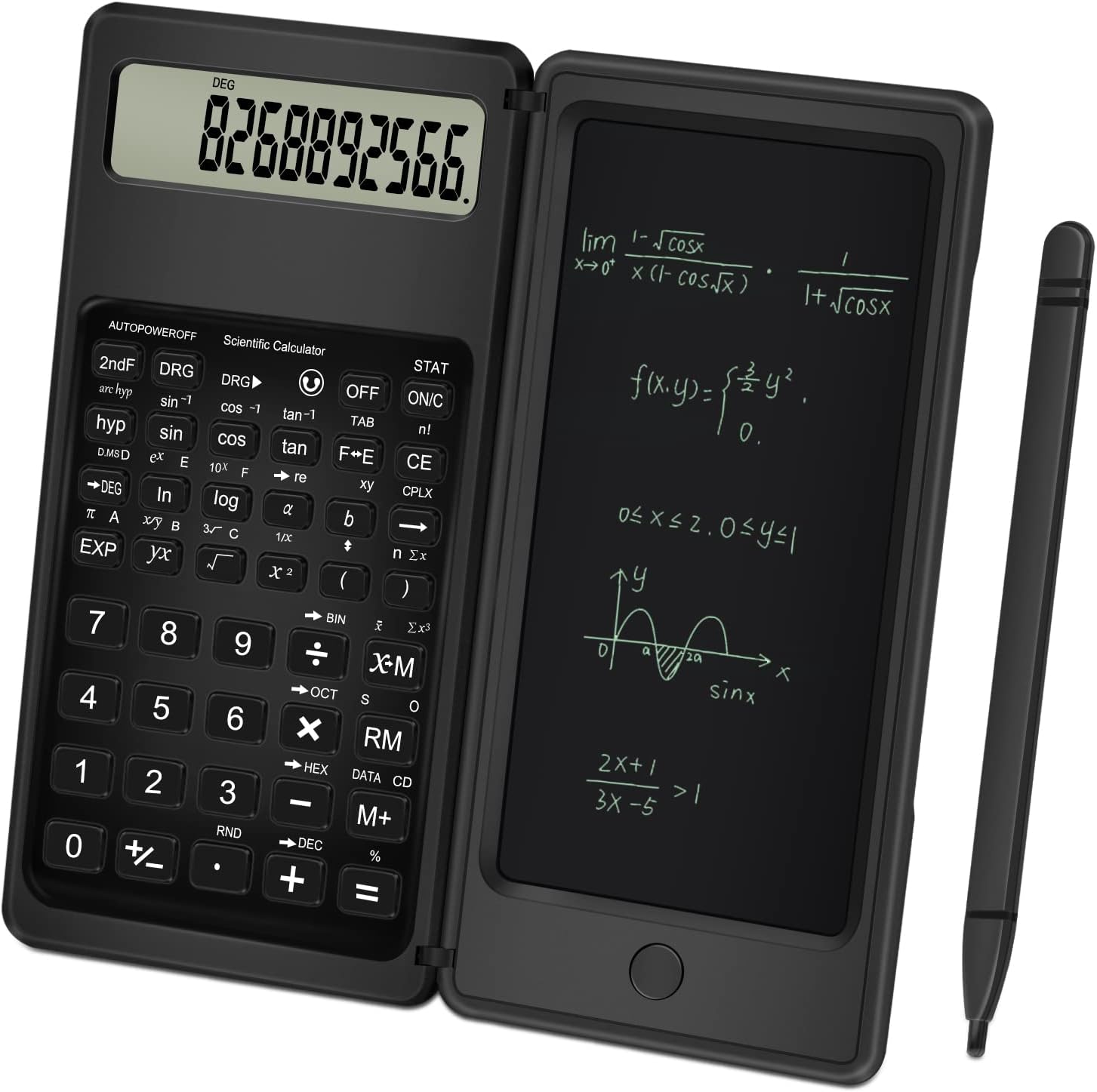 S9 Scientific Calculator E-writer," which is a combination of a scientific calculator and an LCD writing